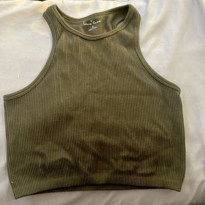 Army green color tank.